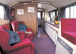 Interior image of boat